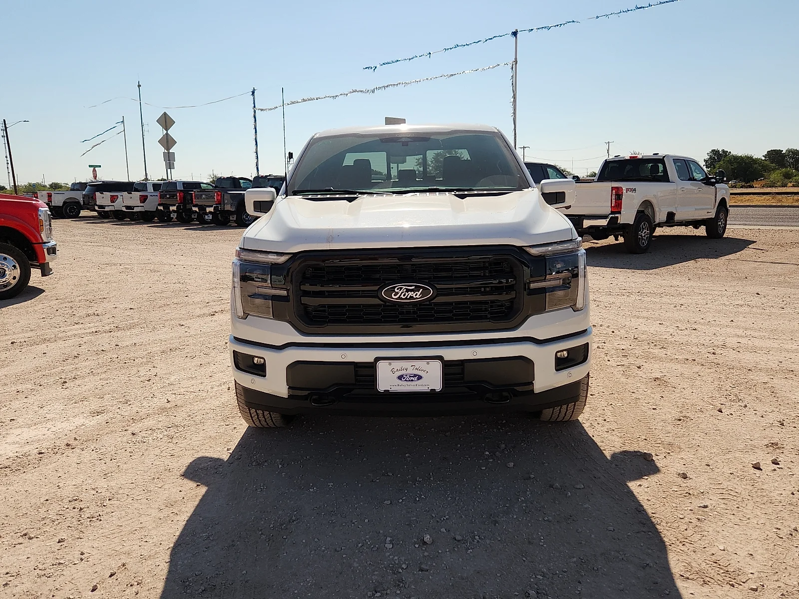 New 2026 Star White Metallic Tri-Coat Ford Lariat image 2
