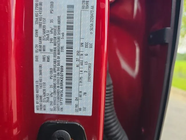Used 2024 Red Ford XLT image 35