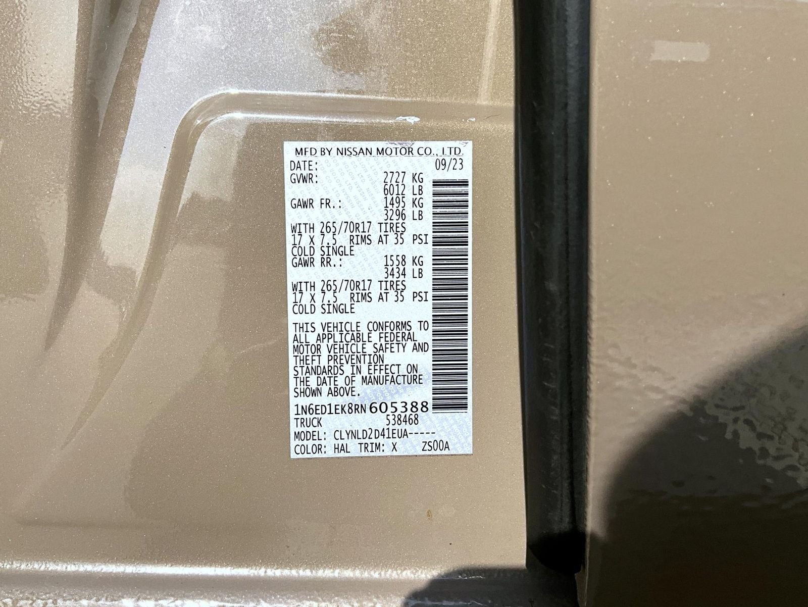 Used 2024 Beige Nissan PRO-4X image 25