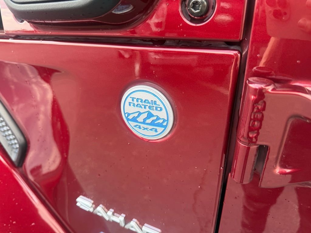 Used 2021 Red Jeep Unlimited Sahara 4xe image 12