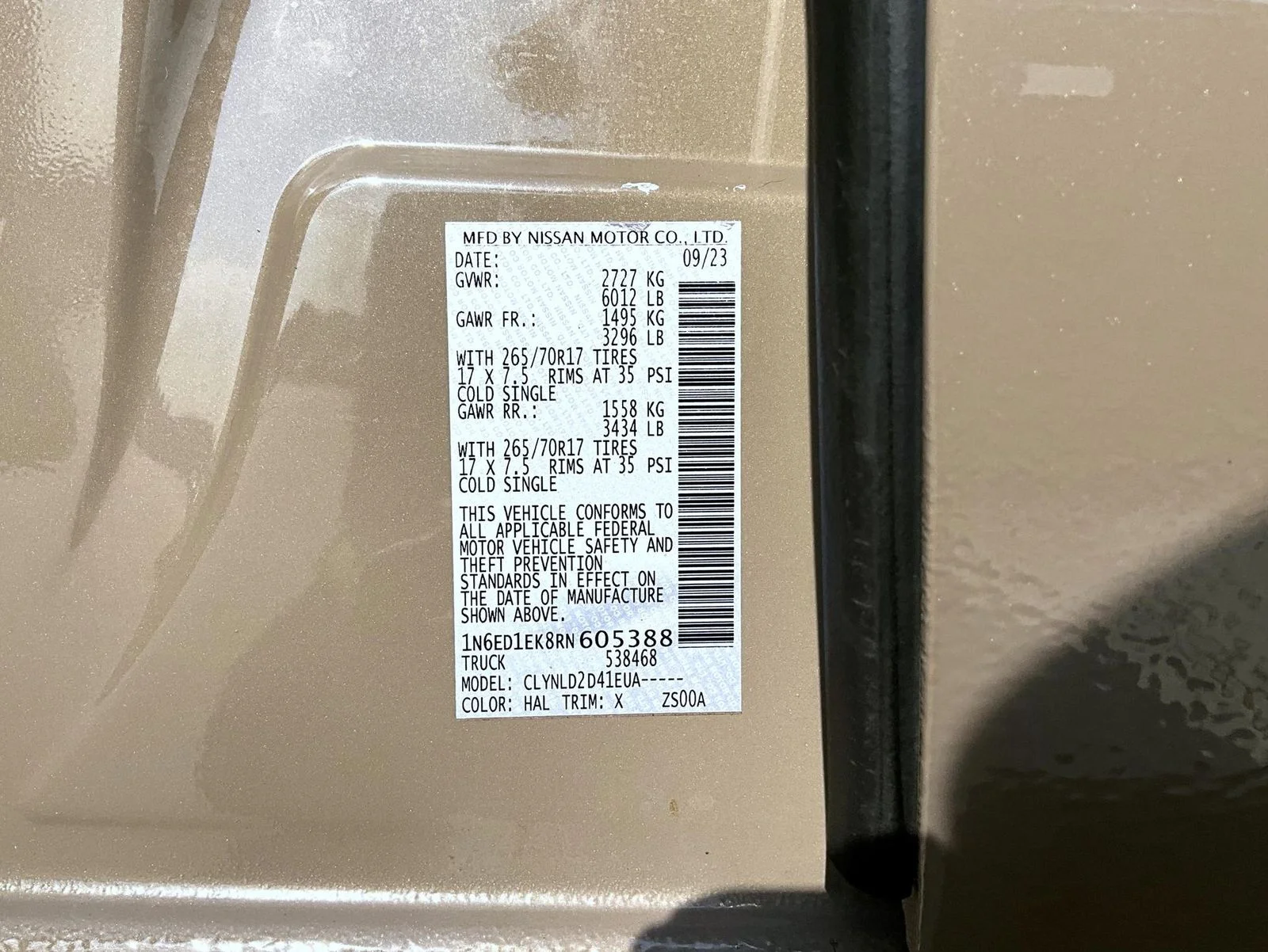 Used 2024 Beige Nissan PRO-4X image 25