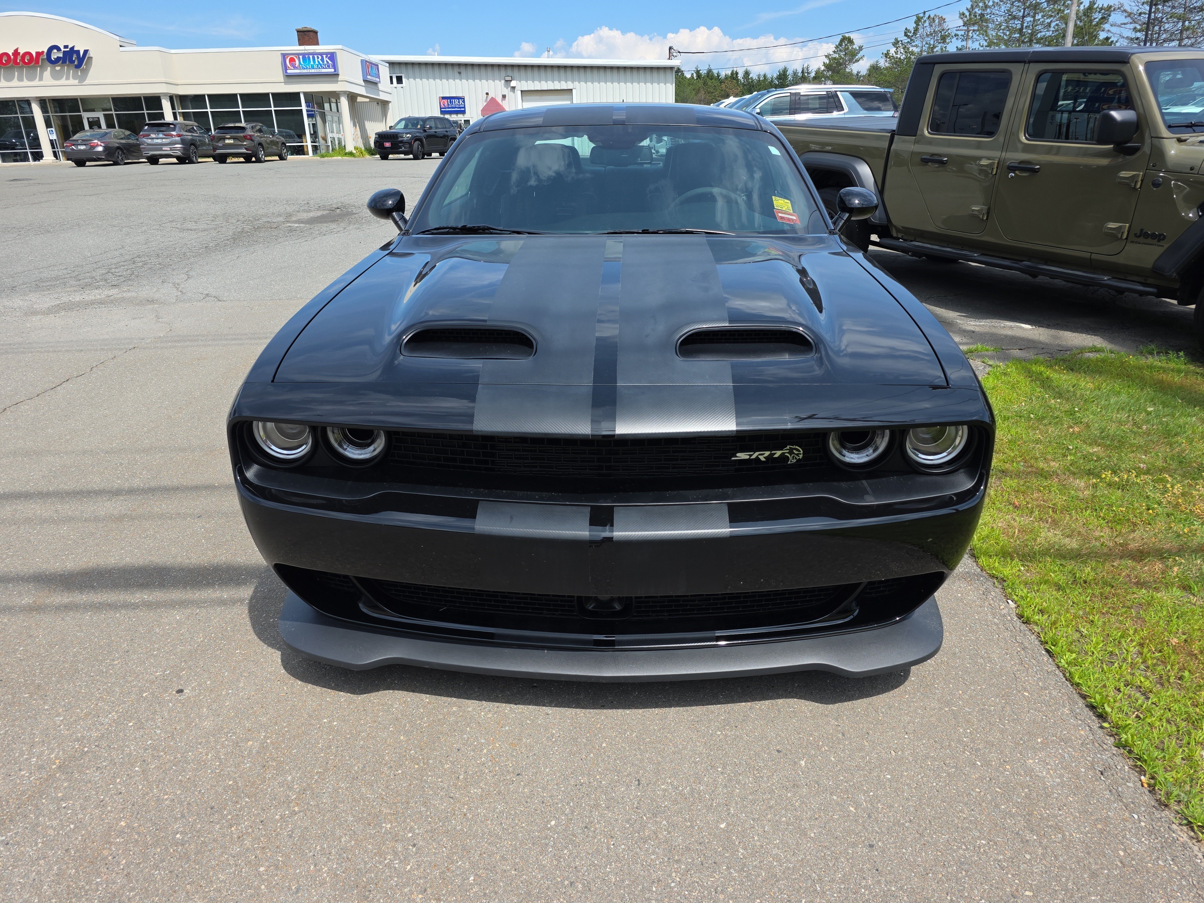 Used 2023 Pitch Black Clearcoat Dodge SRT Hellcat Jailbreak image 8