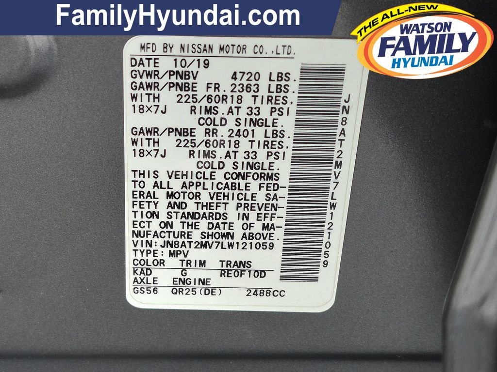 Used 2020 Gray Nissan SV image 30
