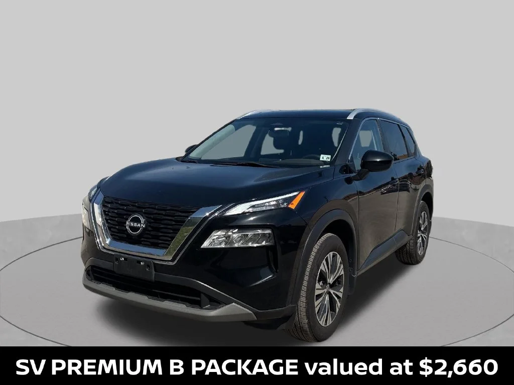 Certified Used 2023 Super Black Nissan SV image 2