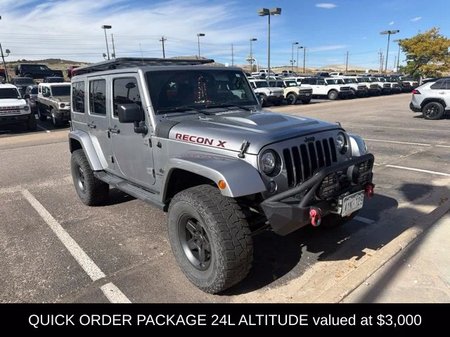 Used 2018 Silver Jeep Unlimited Altitude image 3
