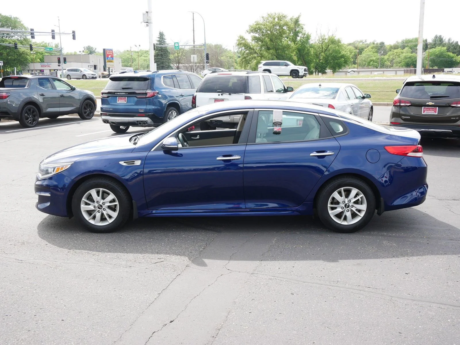 Used 2016 Kia Optima LX with VIN 5XXGT4L38GG090929 for sale in White Bear Lake, Minnesota