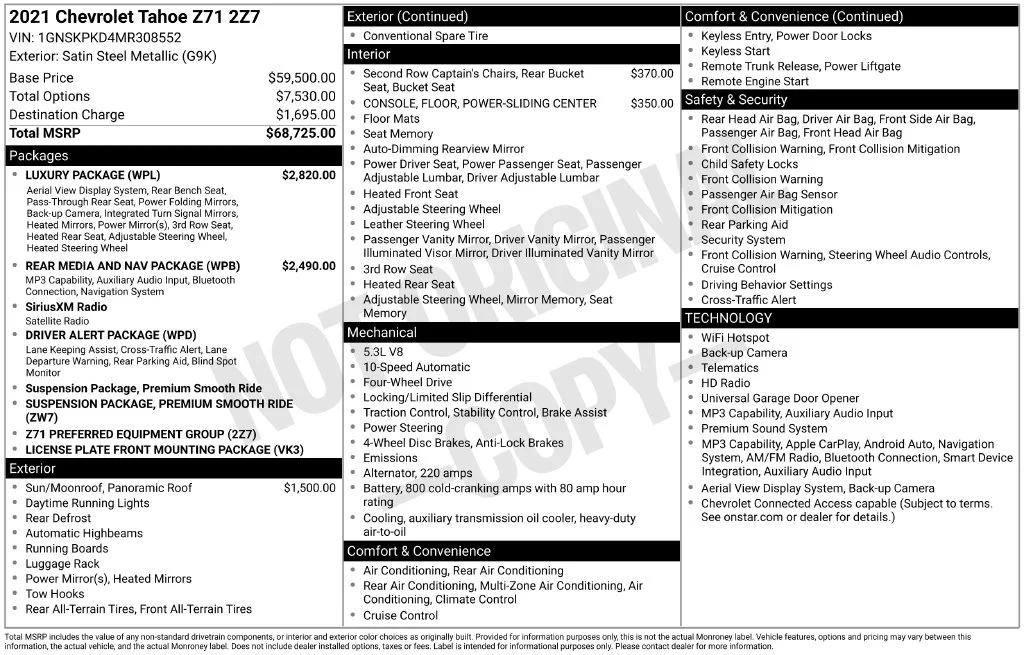 Used 2021 Gray Chevrolet Z71 image 2