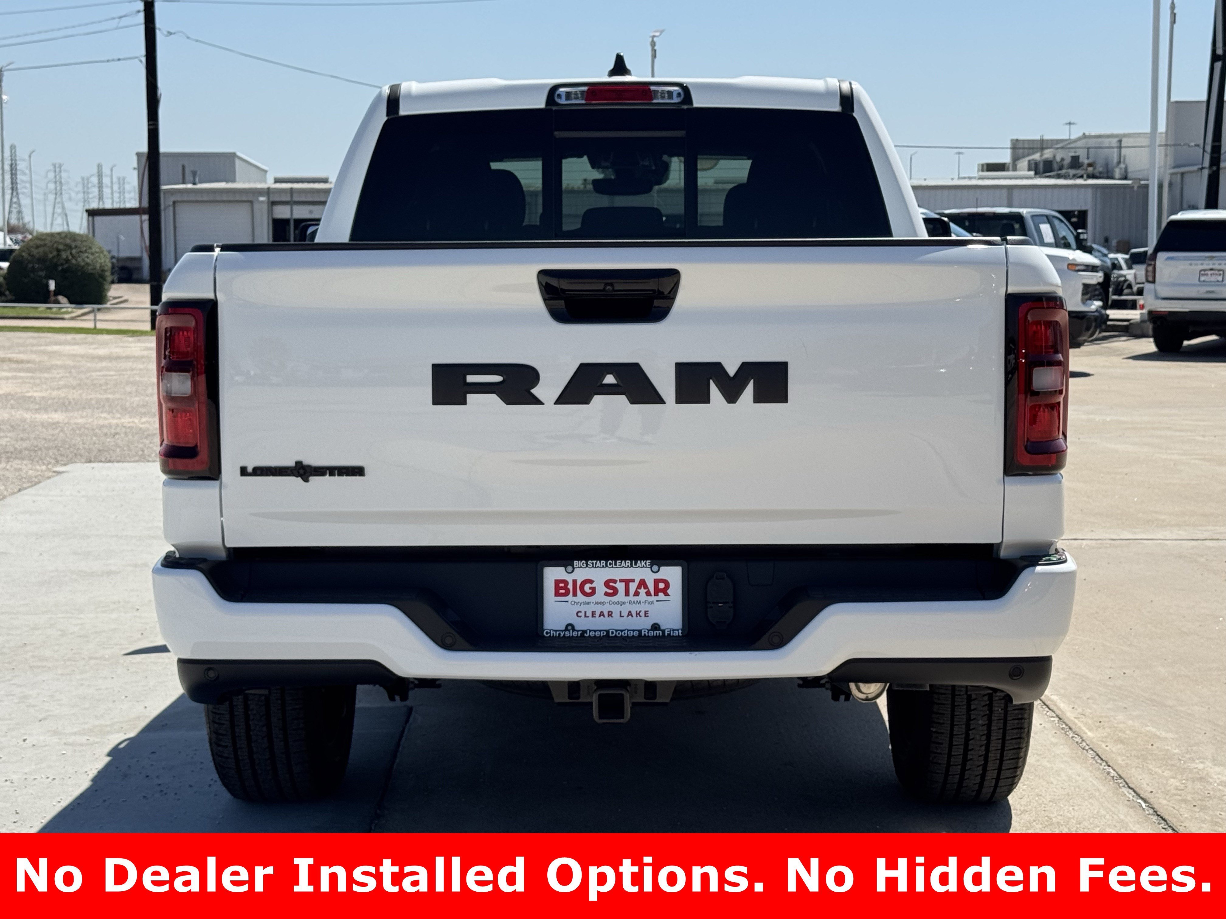 New 2026 Bright White Clear-Coat Exterior Paint RAM Lone Star image 8
