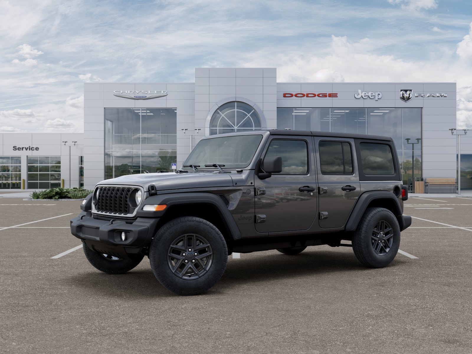 New 2026 Granite Crystal Metallic Clearcoat Jeep Sport image 29