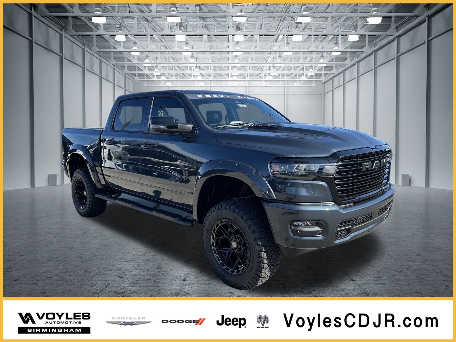 New 2026 Forged Blue Metallic Exterior Paint RAM Laramie image 1