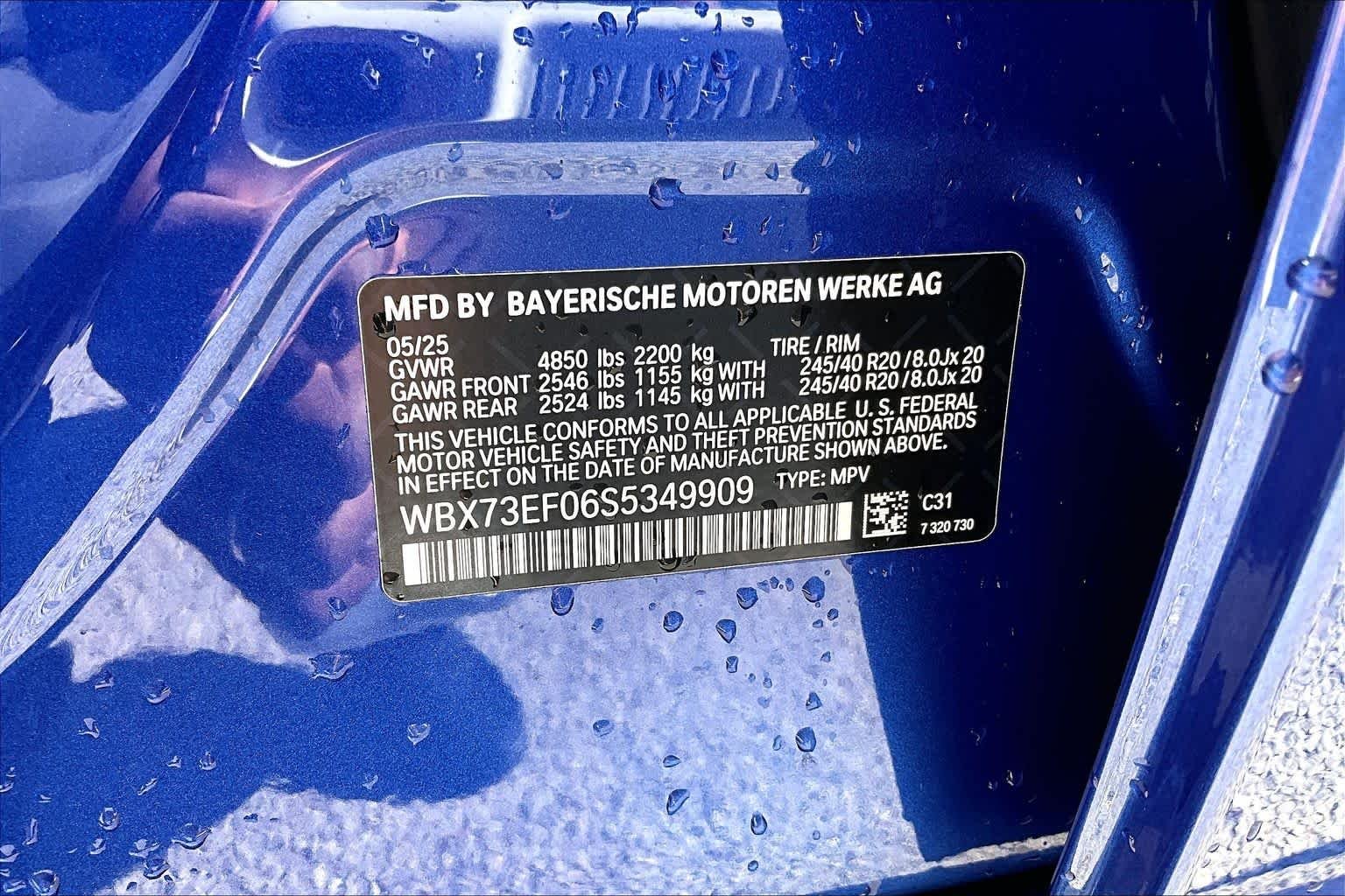 New 2025 Portimao Blue Metallic BMW xDrive28i image 21