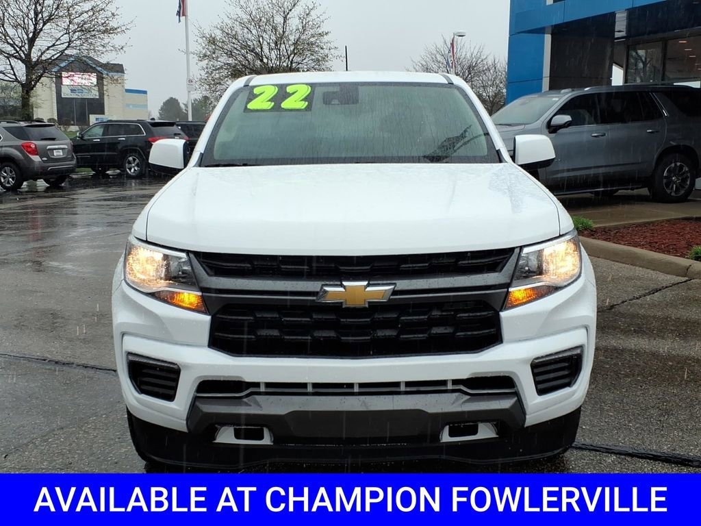 Used 2022 Chevrolet Colorado LT with VIN 1GCHSCEN9N1128967 for sale in Fowlerville, MI