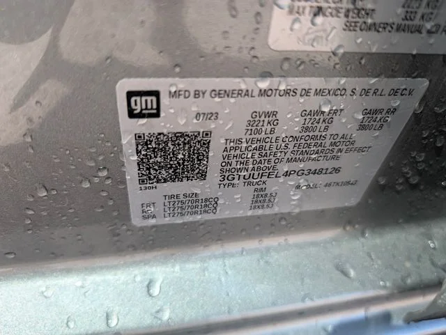 Used 2023 Silver GMC AT4X image 30