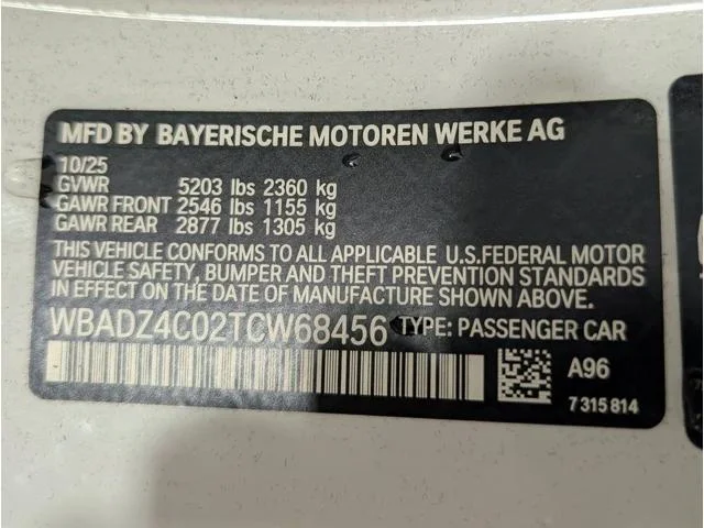New 2026 Mineral White Metallic BMW 840i image 18