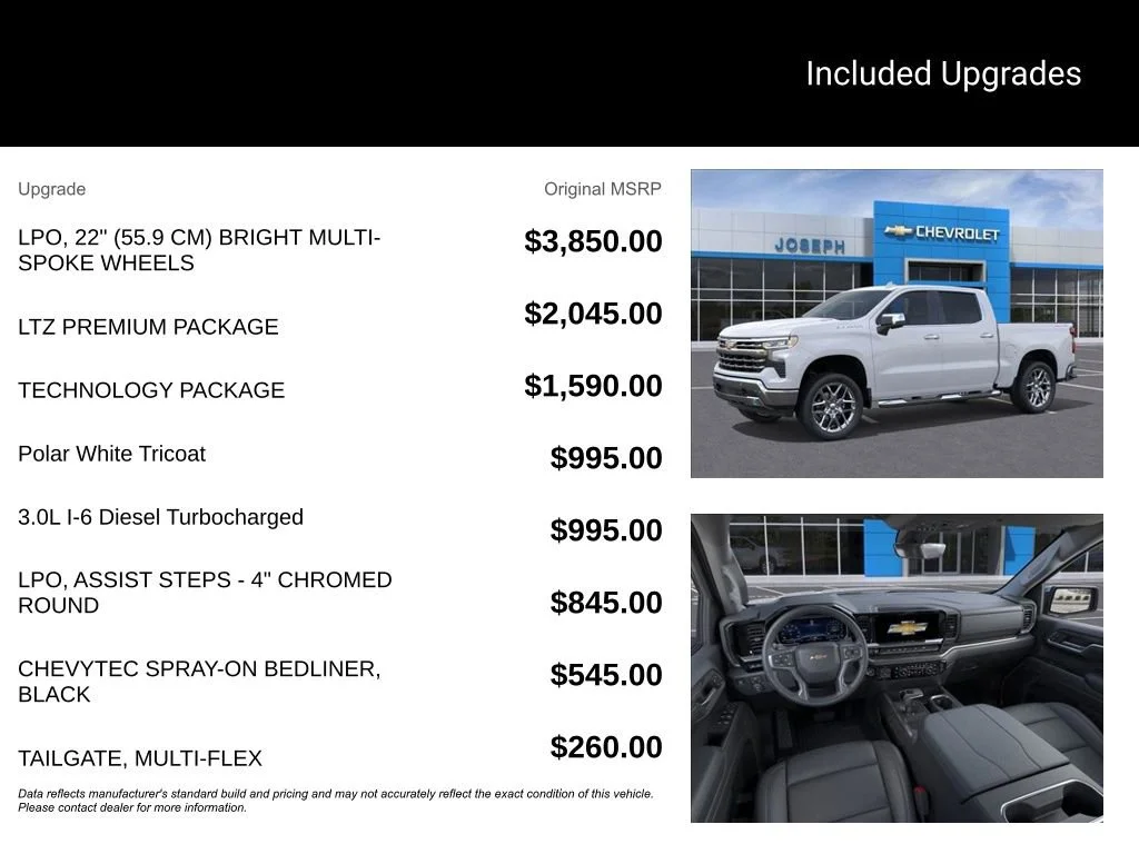 New 2026 Polar White Tricoat Chevrolet LTZ image 3
