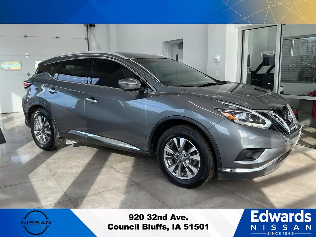 Used 2018 Nissan Murano SL with VIN 5N1AZ2MHXJN147285 for sale in Council Bluffs, IA