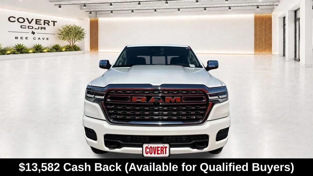 New 2026 Ivory White Tri-Coat Pearlcoat RAM Limited image 3