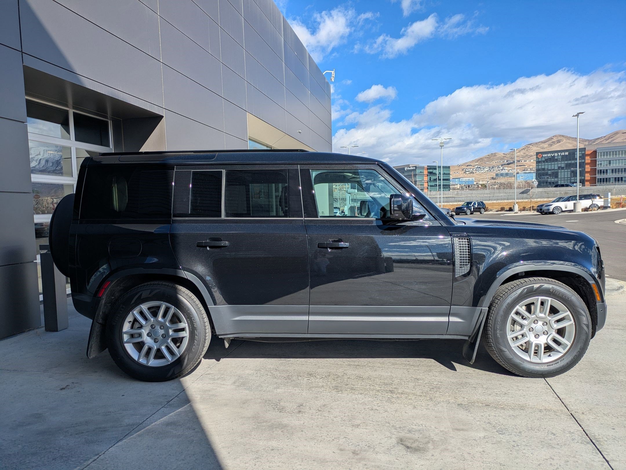 Certified Used 2025 Santorini Black Metallic Land Rover 110 P300 S image 3