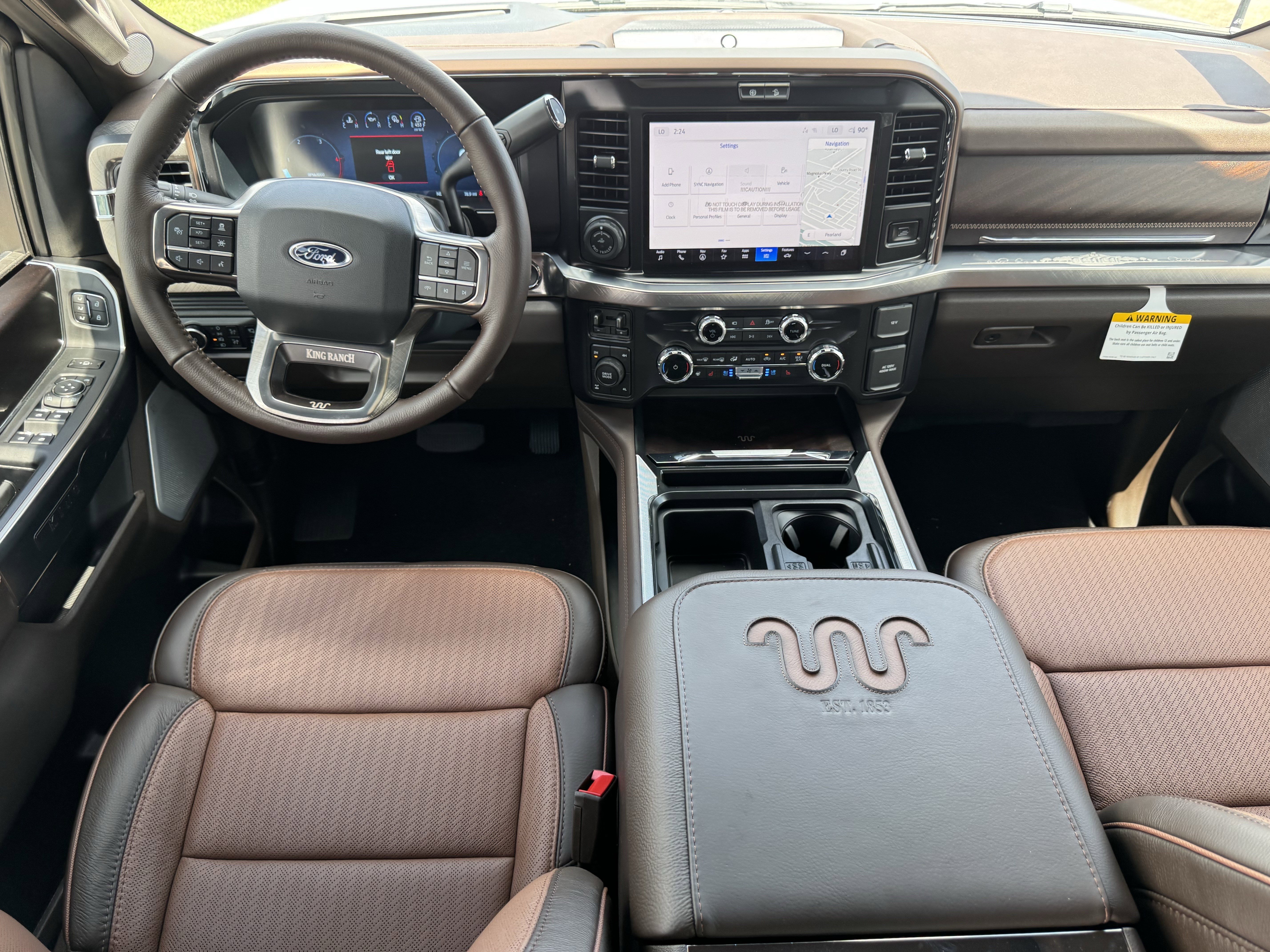 New 2026 Star White Metallic Tri-Coat Ford King Ranch image 12