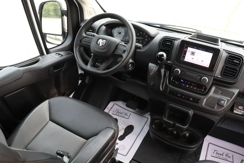 Used 2024 Bright White Clearcoat Ram High Roof image 12