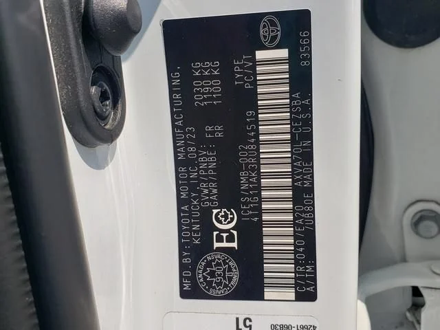 Used 2024 White Toyota SE image 25