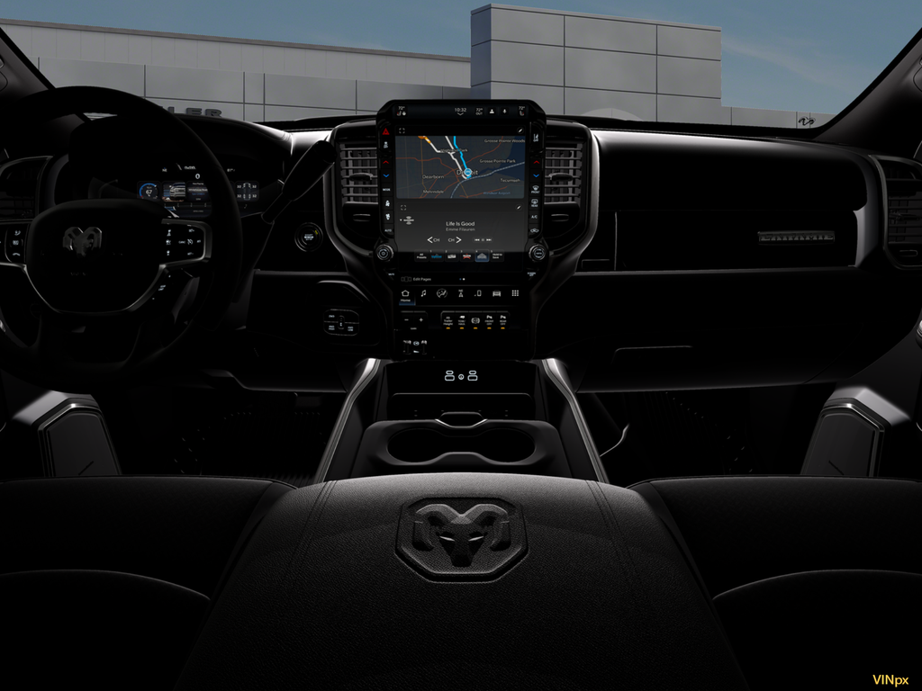 New 2026 Diamond Black Crystal Pearl-Coat Exterior Paint RAM Laramie image 18