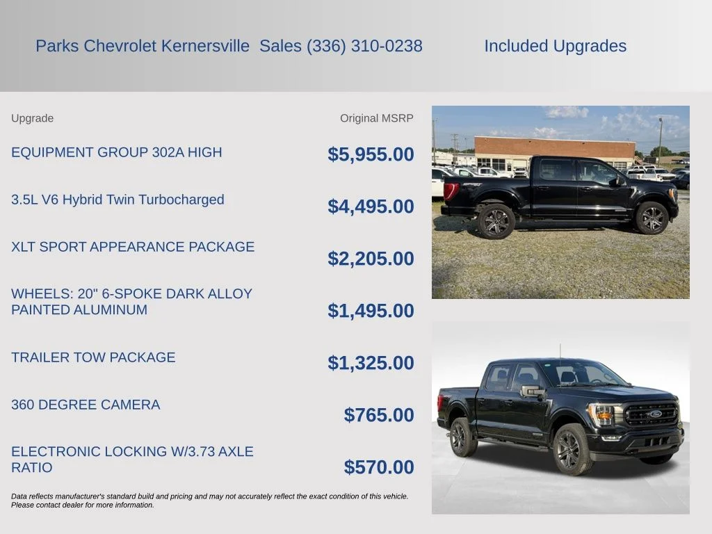 Used 2023 Black Ford XLT image 4