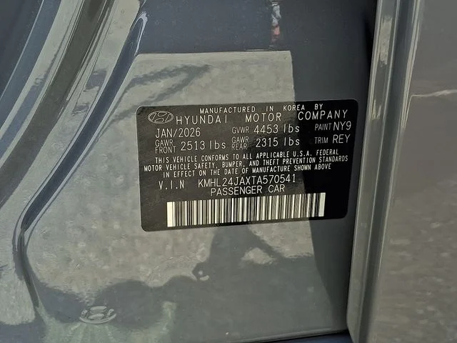 New 2026 Blue Hyundai SE image 19