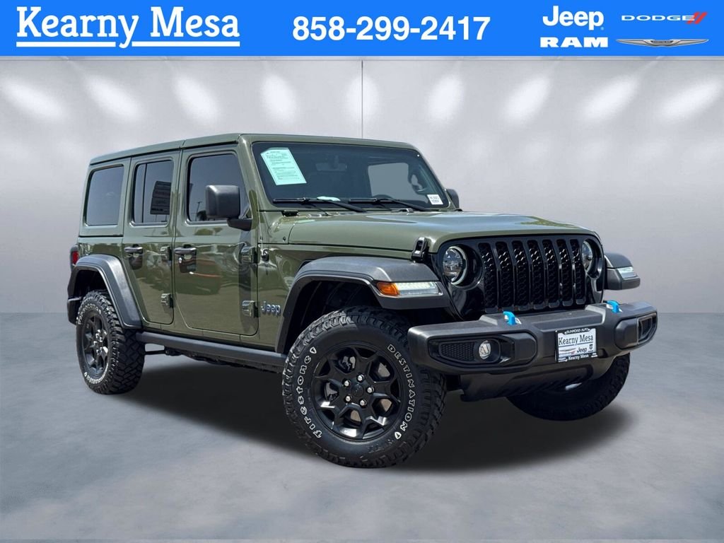 Used 2023 Green Jeep Willys 4xe image 1