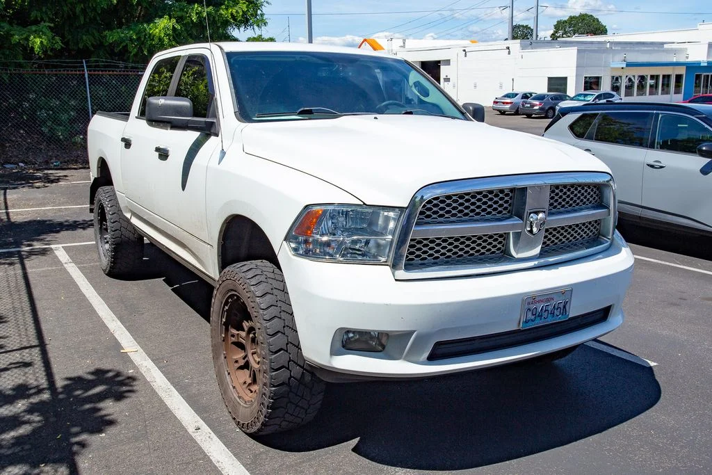 Used 2012 Bright White Clearcoat Ram Laramie Longhorn image 3