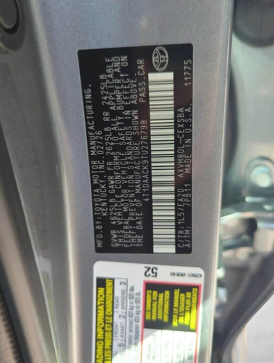 Used 2026 Heavy Metal Toyota SE image 29
