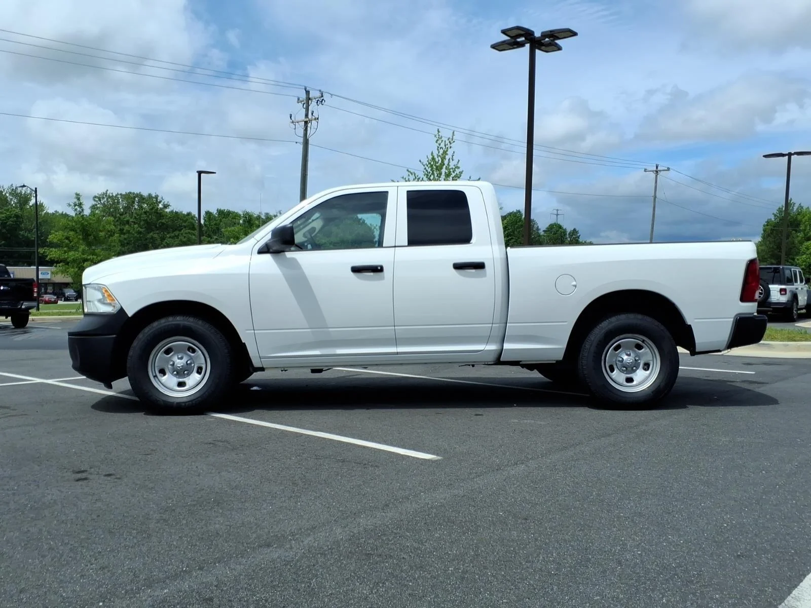 Used 2021 Bright White Clearcoat Ram Tradesman image 3