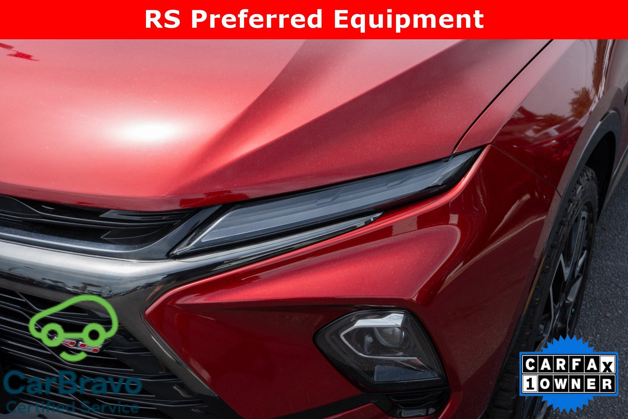 Used 2023 Radiant Red Tintcoat Chevrolet RS image 9