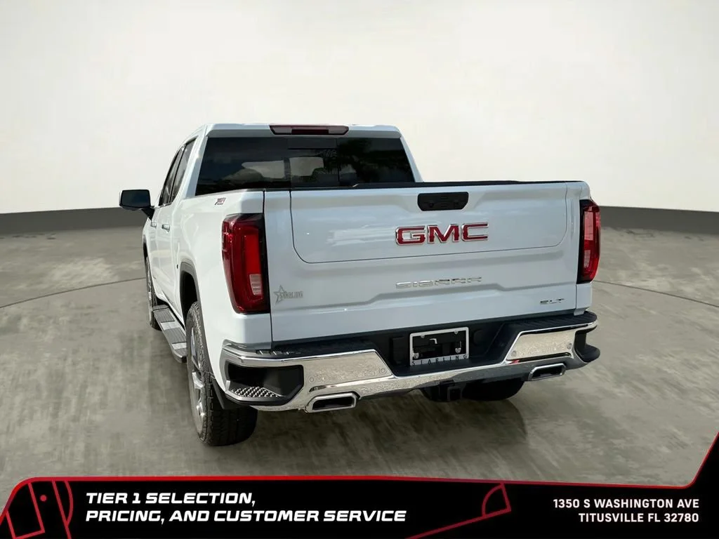 New 2026 Glacier White Tricoat GMC SLT image 8