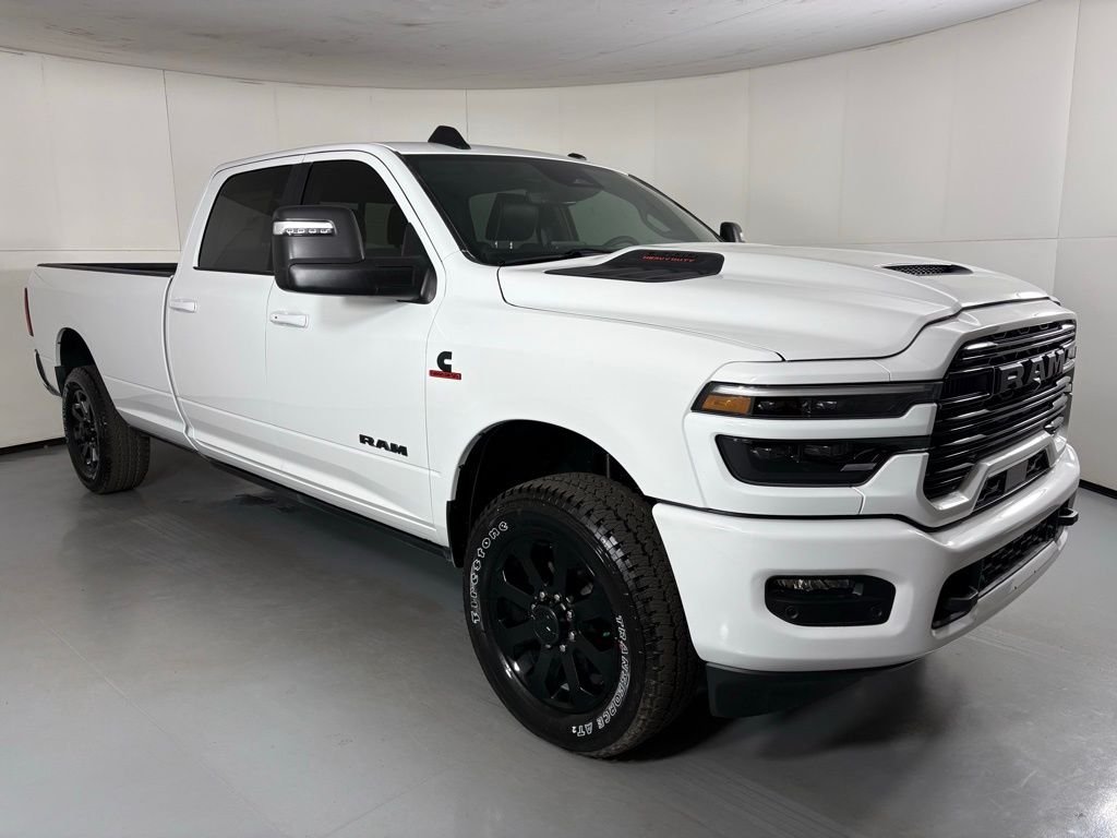 New 2026 Bright White Clear-Coat Exterior Paint RAM Laramie image 2
