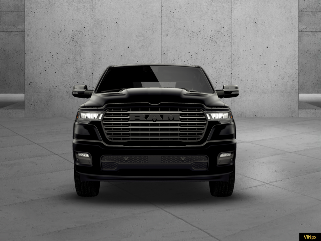 New 2026 Diamond Black Crystal Pearl-Coat Exterior Paint RAM Laramie image 11