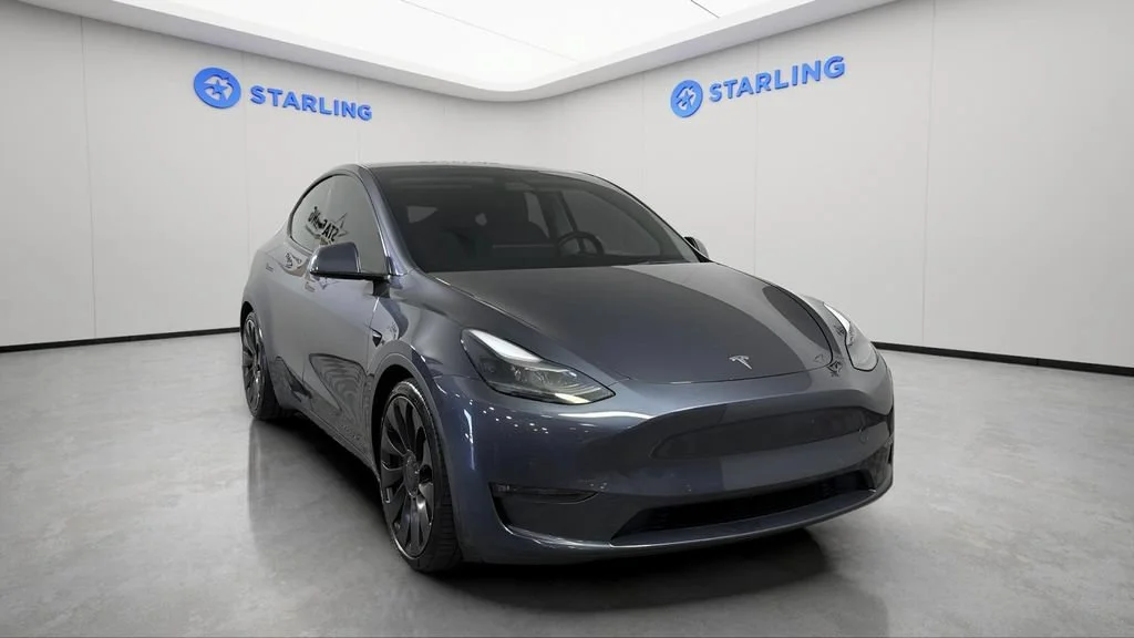 Used 2021 Black Tesla Performance Dual Motor All-Wheel Drive image 14