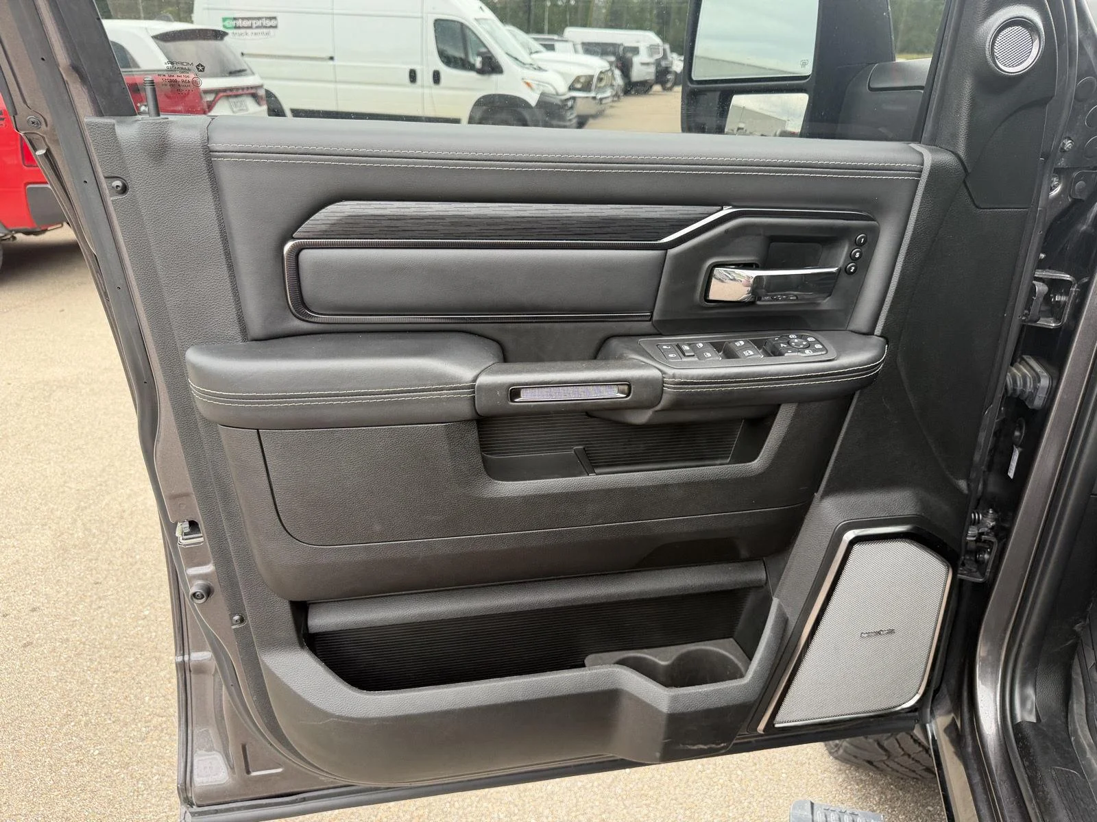 Used 2025 Granite Crystal Metallic Clearcoat Ram Rebel image 16