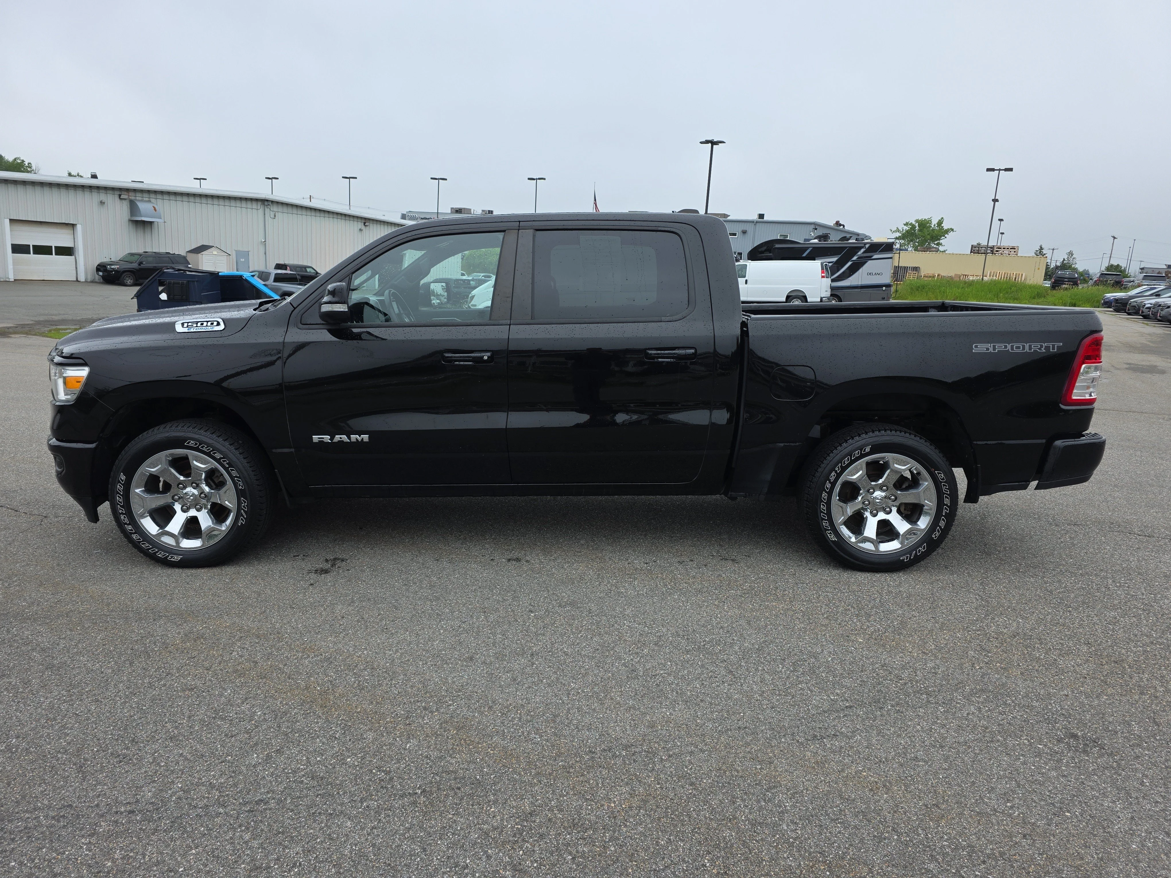 Used 2022 Diamond Black Crystal Pearlcoat Ram Big Horn image 2