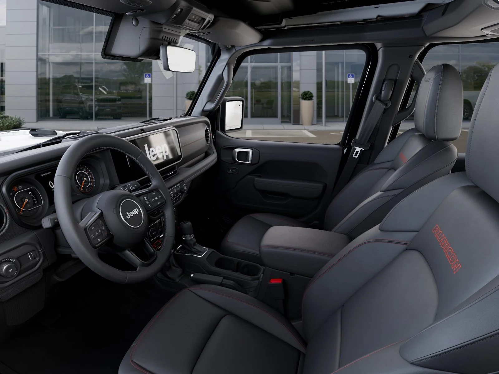 New 2026 Black Clear-Coat Exterior Paint Jeep Rubicon image 48