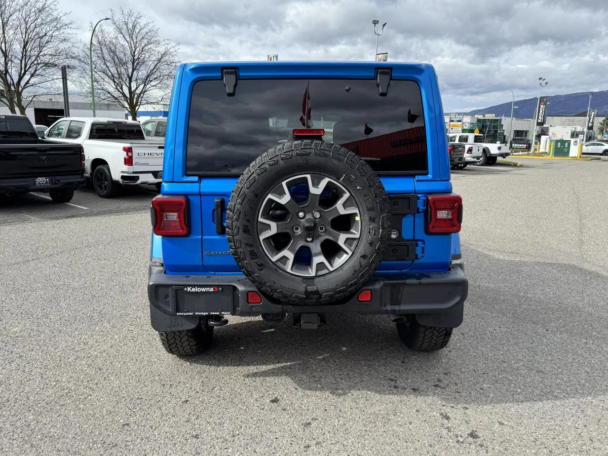 New 2026 Blue Jeep Sahara 4 Door 4x4 image 6