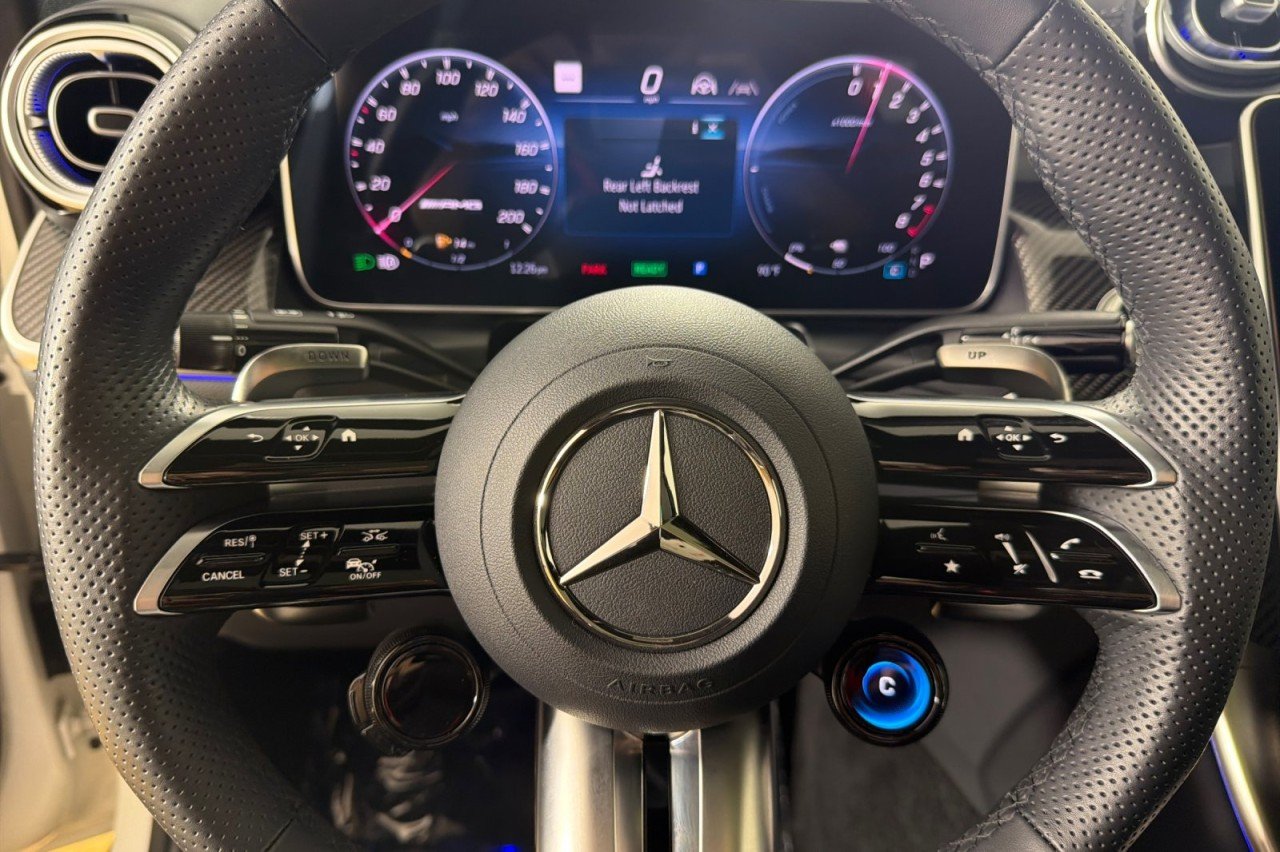 Used 2025 Polar White Mercedes-Benz AMG® GLC 63 S E Performance image 23