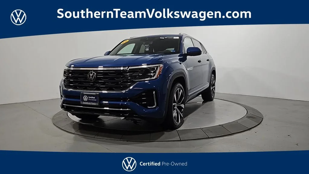 Certified Used 2025 Blue Volkswagen 2.0T SEL Premium R-Line image 1