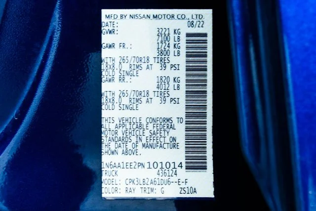 Used 2023 Blue Nissan SV image 36