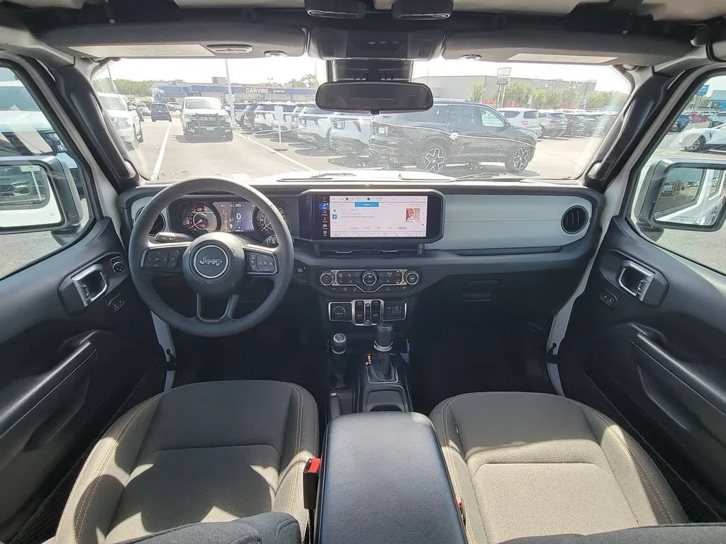 Used 2024 White Jeep 4-Door Sport S 4x4 image 10