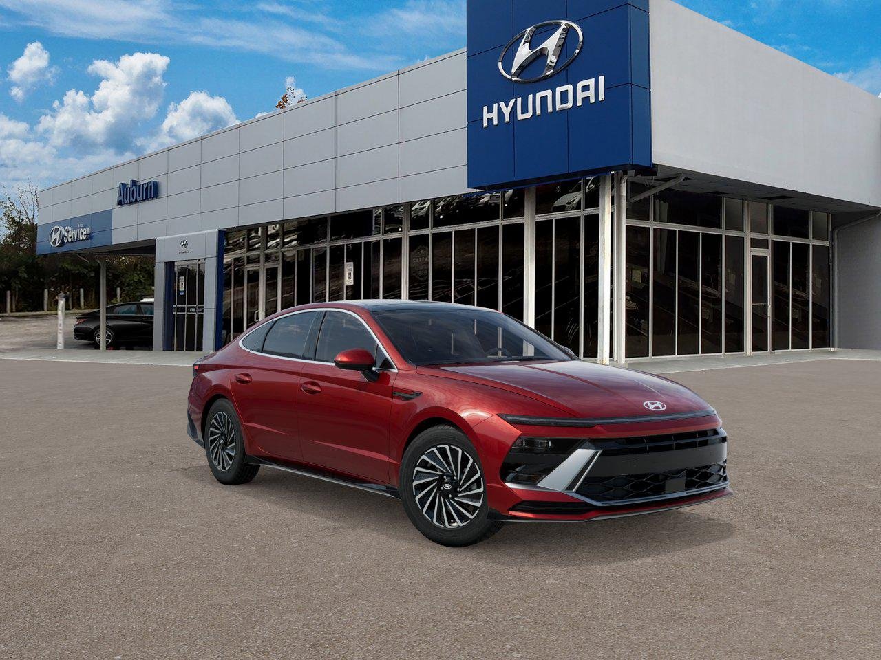 New 2026 Red Hyundai SEL image 2