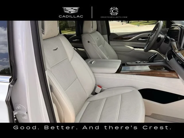 Used 2023 Crystal White Tricoat CADILLAC Premium Luxury Platinum image 28