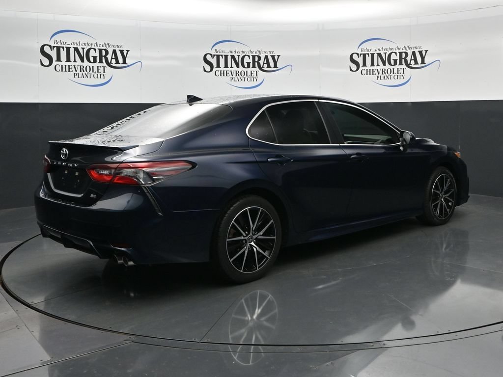 Used 2021 Blue Toyota SE image 7