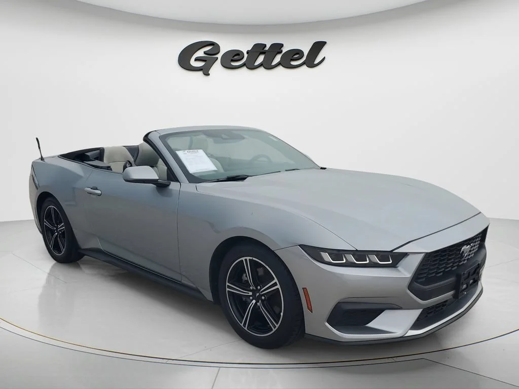 Used 2024 Silver Ford EcoBoost Premium Convertible image 3