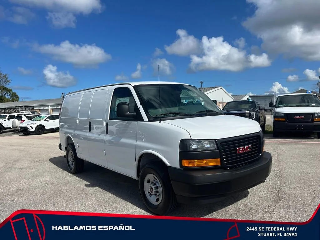 New 2026 Summit White GMC Work Van image 2
